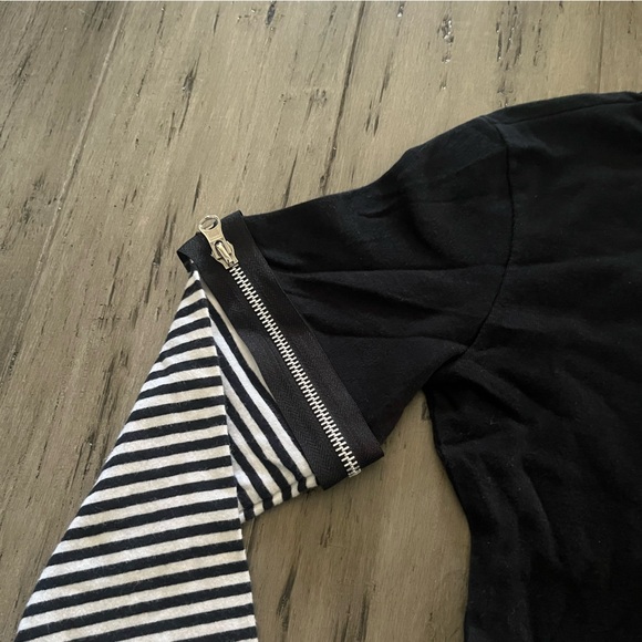 RARE MT:2 Long Sleeve Top Black and White Size Small - Picture 4 of 4